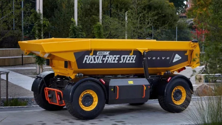 沃尔沃推出由3000公斤无化石钢制成的汽车