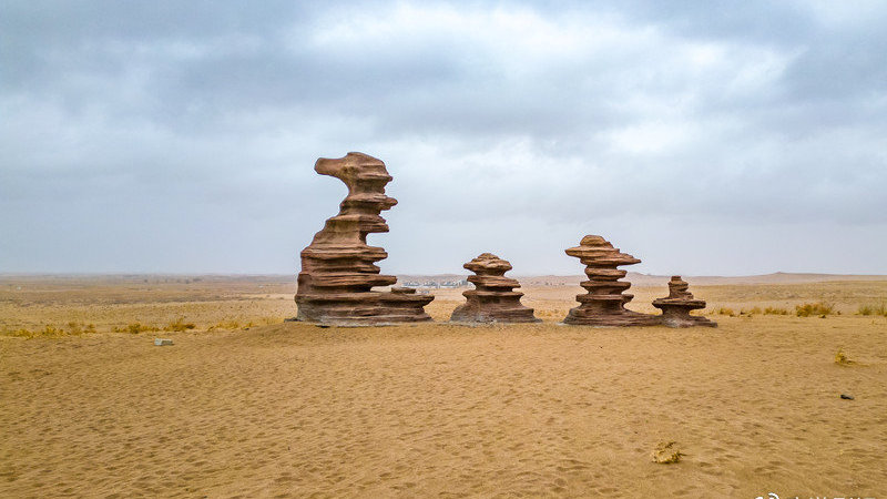 民勤二日游：亚洲最大沙漠水库/鸟的天堂/奇幻沙漠雕塑/摘星小镇