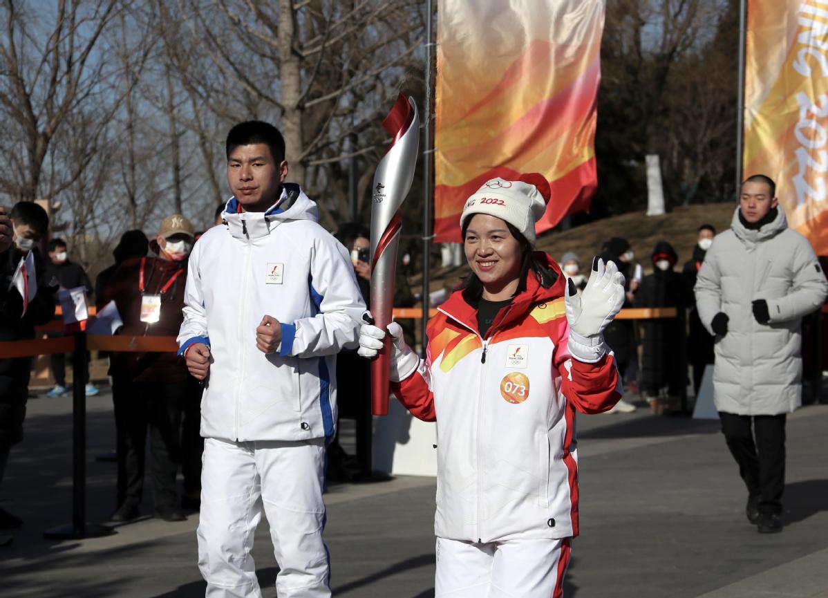 北京冬奥会火炬在颐和园传递-荔枝网