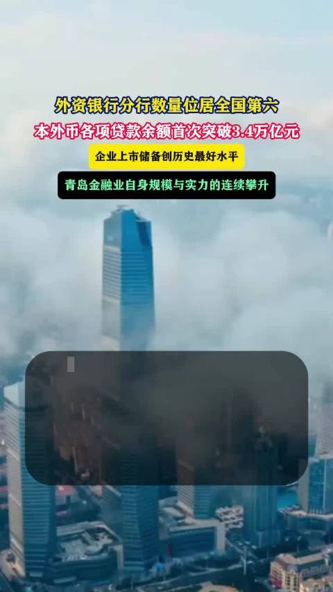 果然视频丨青岛金融业自身规模与实力连续攀升