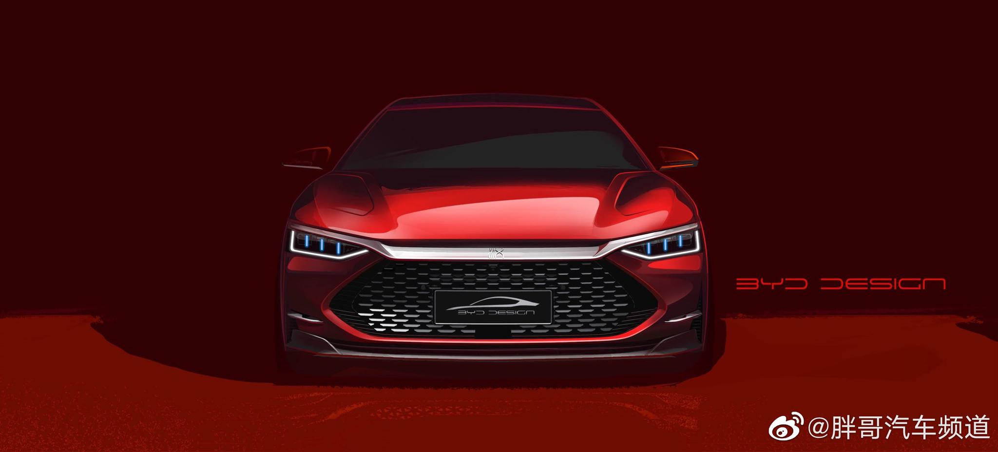 比亚迪汉DM设计图