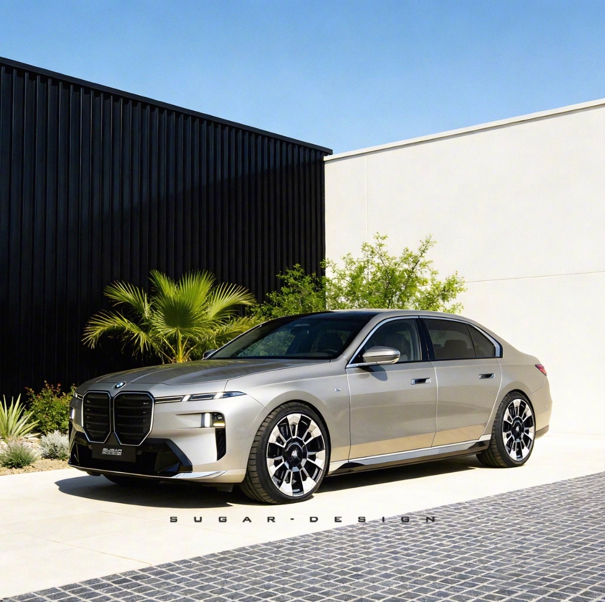 中改宝马7系预告发布，4月北京车展亮相