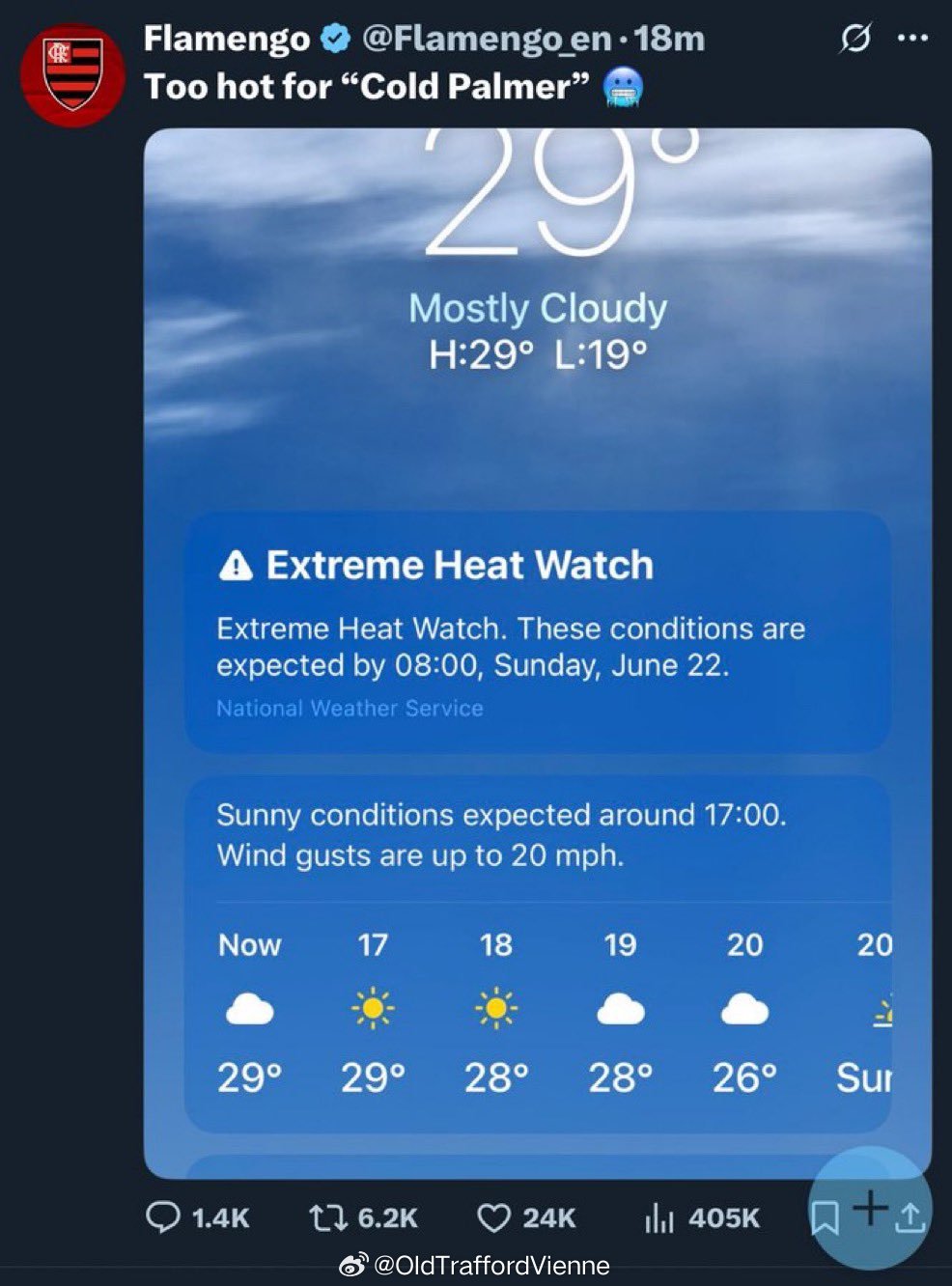 弗拉明戈的英文官推小编肆无忌惮在切尔西脑袋上蹦迪 狮子？ 小蚂蚁！