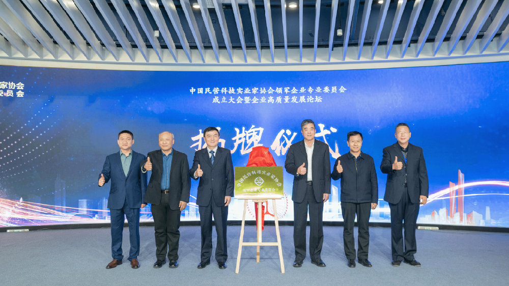 中国民营科技实业家协会领军企业专业委员会正式成立