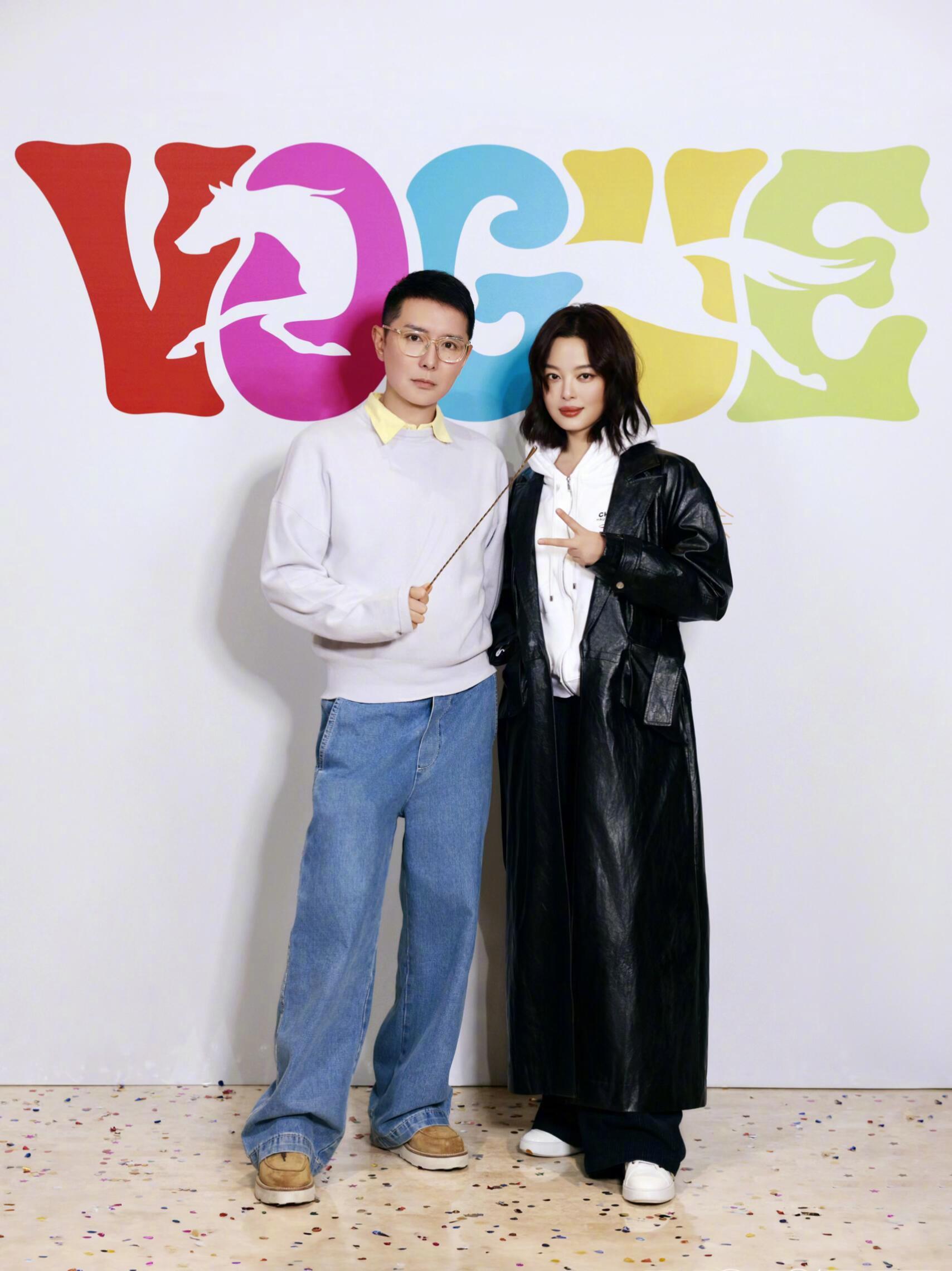 刘冲发的Vogue年会合照 辛芷蕾、曾舜晞、欧阳娜娜、梓渝、米卡、刘旸、恩利