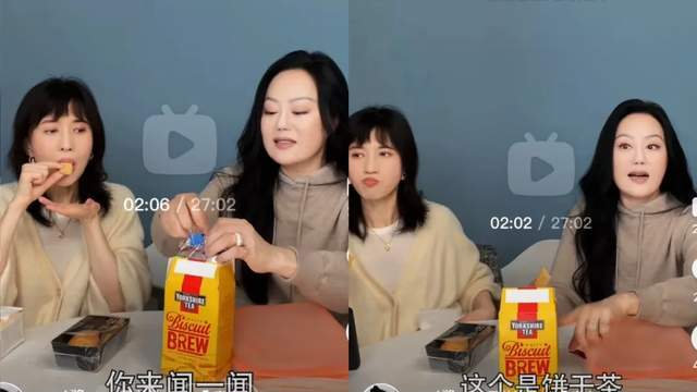 62岁章小蕙化身段子手，和38岁papi酱意外合拍，百元茶包秒断货