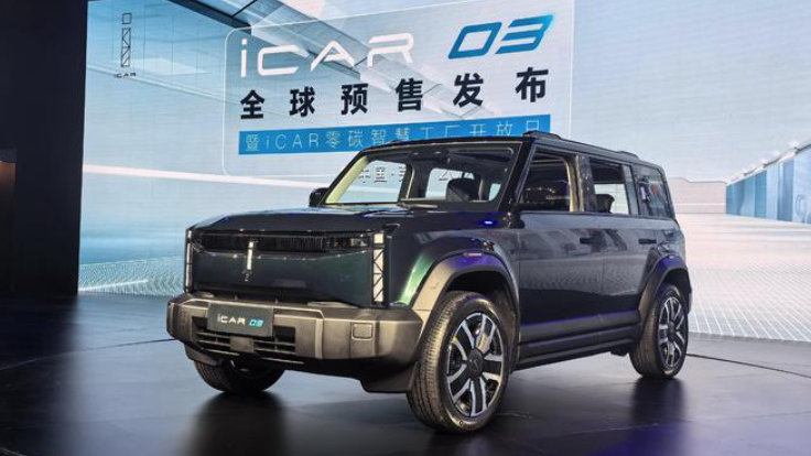 奇瑞iCAR 03开启预售 纯电SUV潮酷来袭