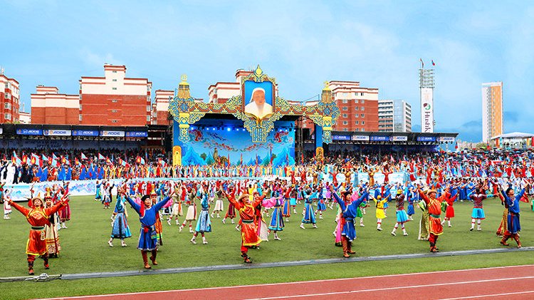 2023年蒙古国国庆那达慕在乌兰巴托举行