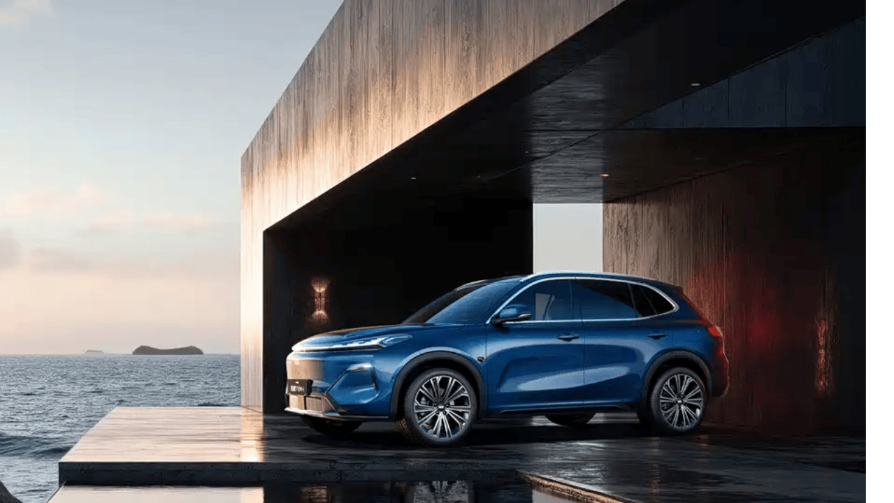 新款吉利银河星舰7 EM-i官图首发，纯电续航才是看点