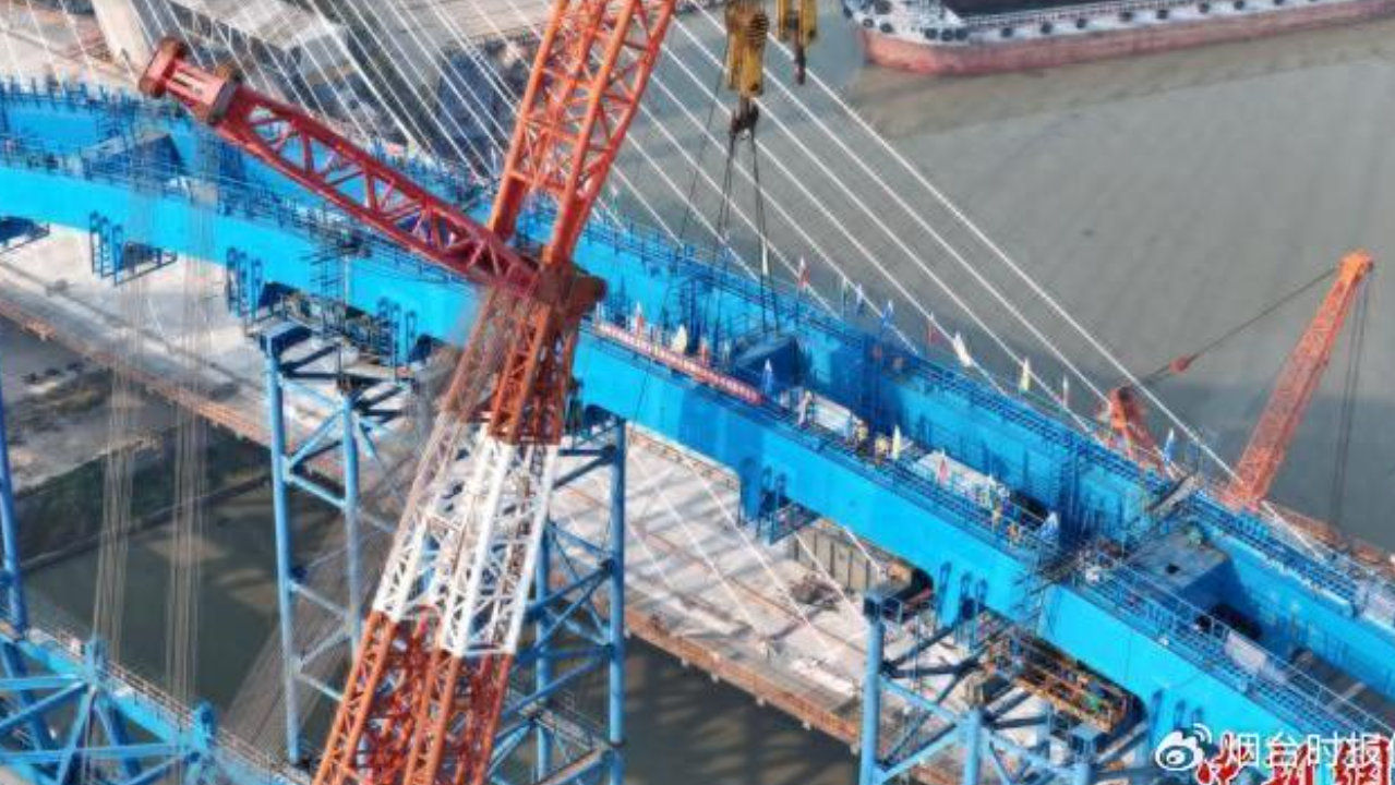 潍宿高铁运河大桥合龙,5毫米精度背后是怎样施工 潍宿高铁运河大桥合龙,5毫米精度背后是怎样施工