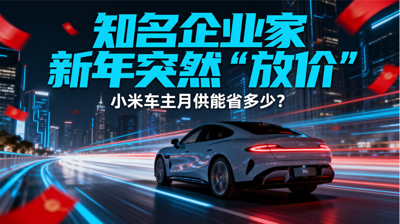雷军新年突然“放价”，小米车主月供能省多少？