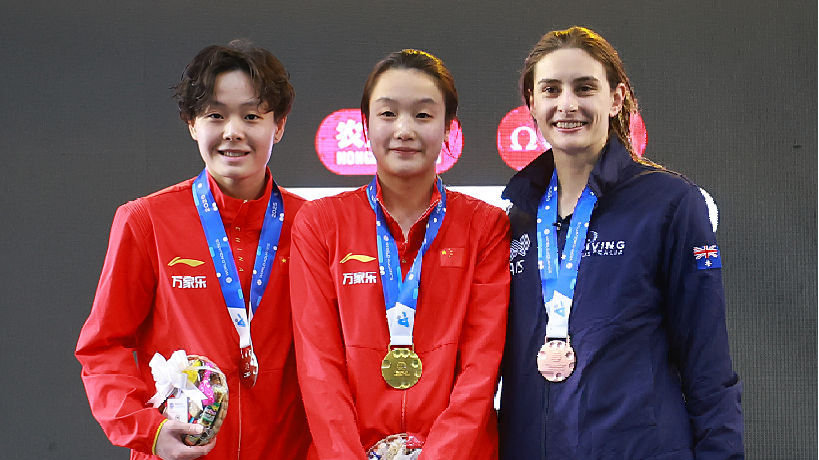 恭喜！中国跳水又一20岁新星崛起：力压两大奥运冠军，全红婵师姐第二