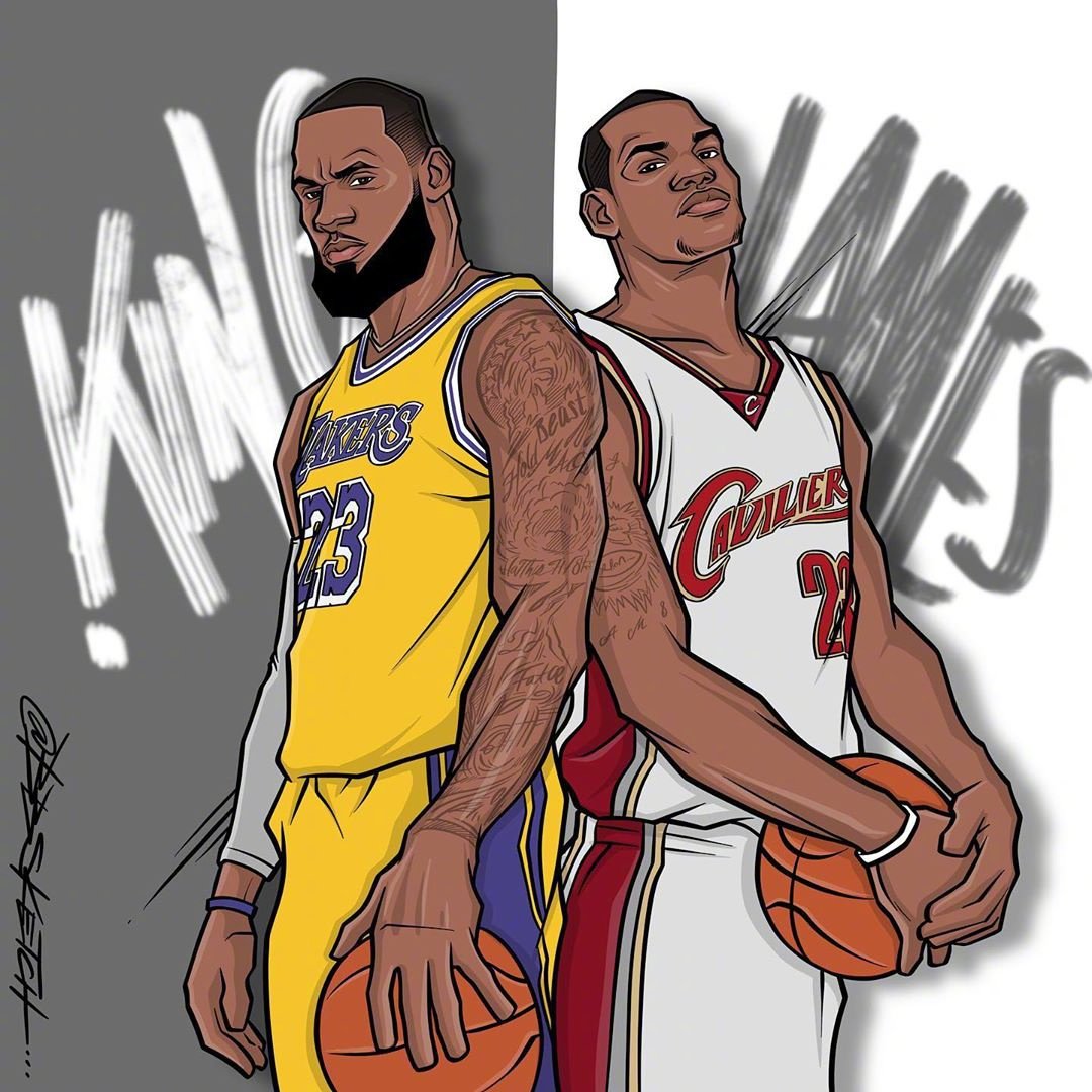 一组超有梗的nba漫画!