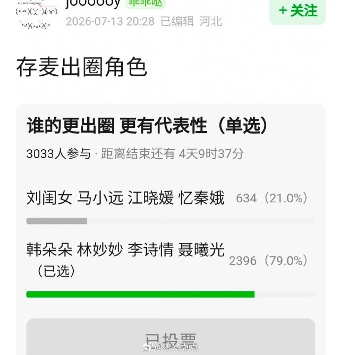 赵今麦，刘浩存，谁的角色更出圈 更有代表性？