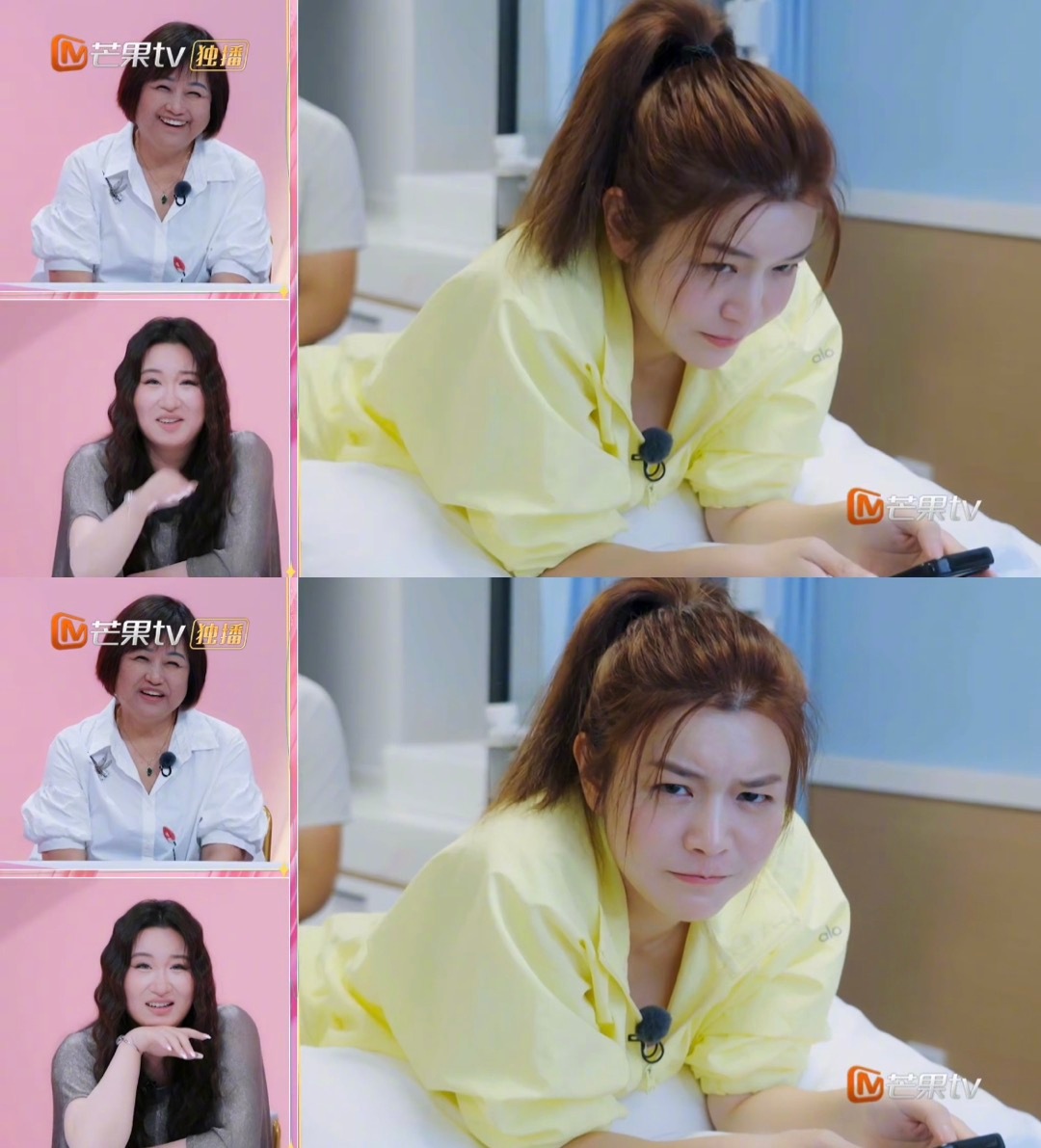 陈妍希复健中安慰妈妈，贴心女儿缓解担忧