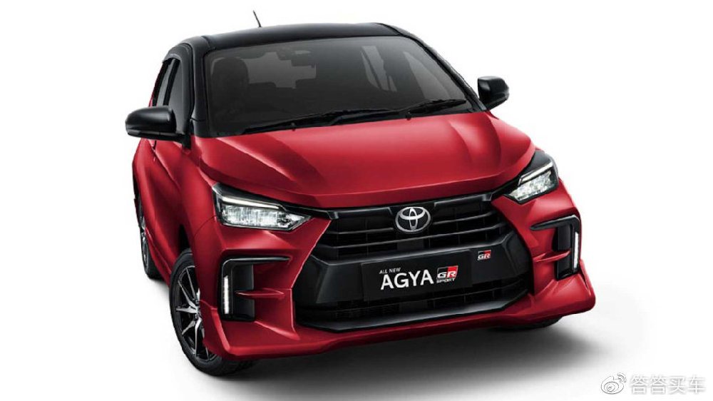 搭载1.2T三缸发动机 丰田Agya GR SPORT官图发布