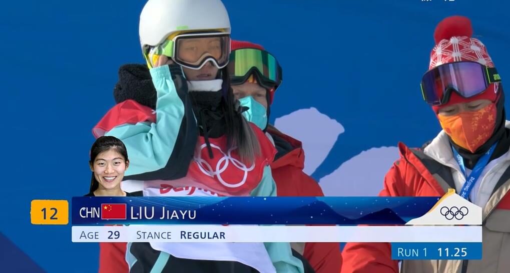 错失奖牌蔡雪桐第四美国女子u型池技巧夺冠谷爱凌现场加油