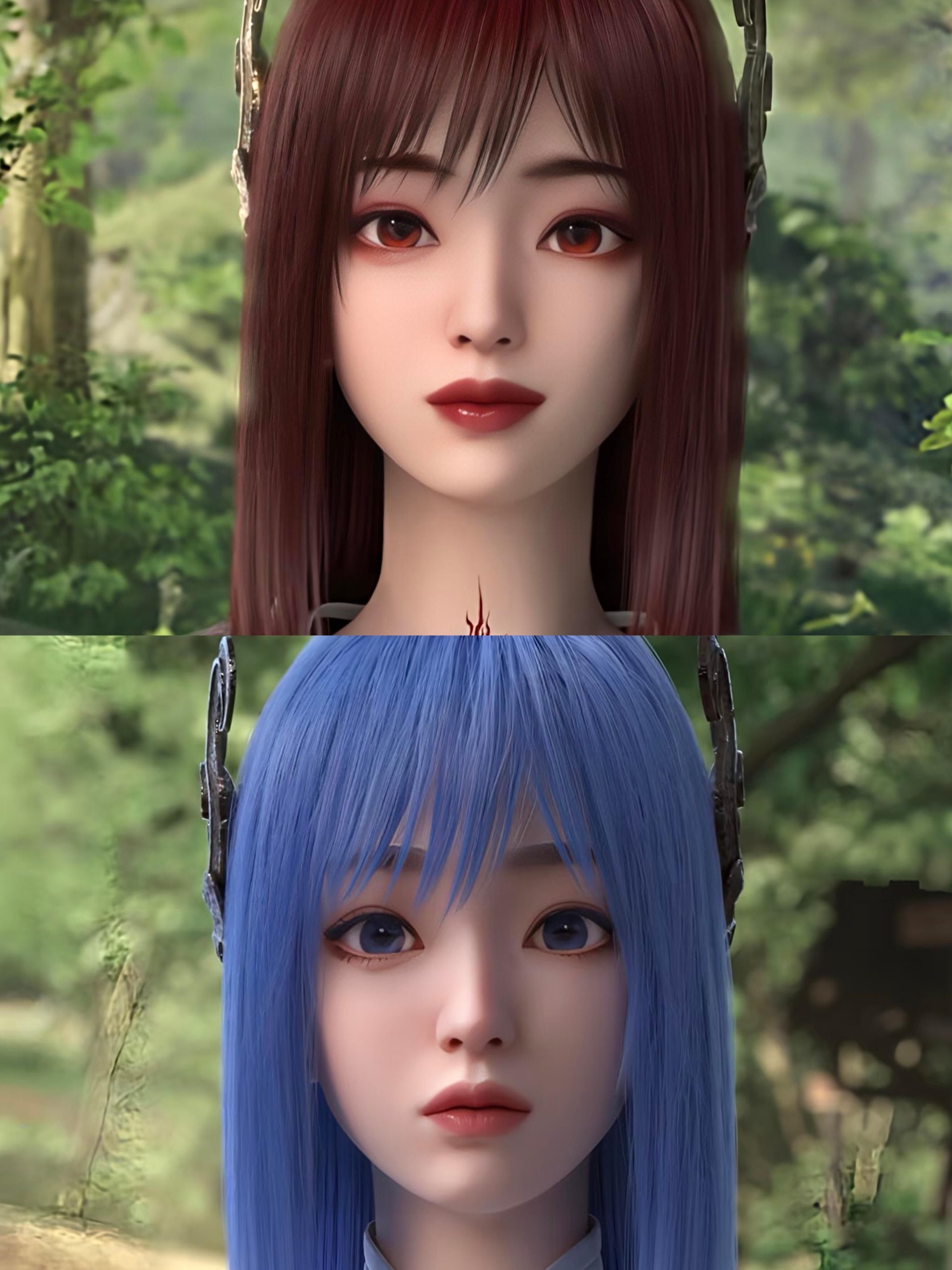 仙剑奇侠传龙葵红蓝双形态建模曝光