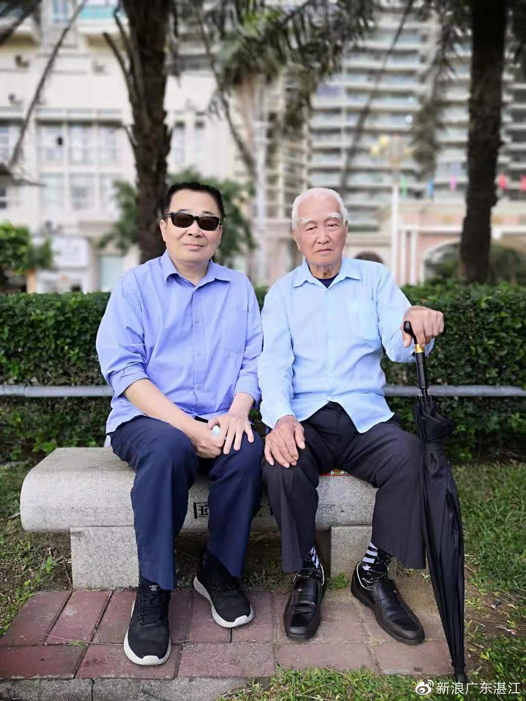 粤桂边纵队司令员兼政委梁广的贴身警卫员97岁的抗战老战士郭水清