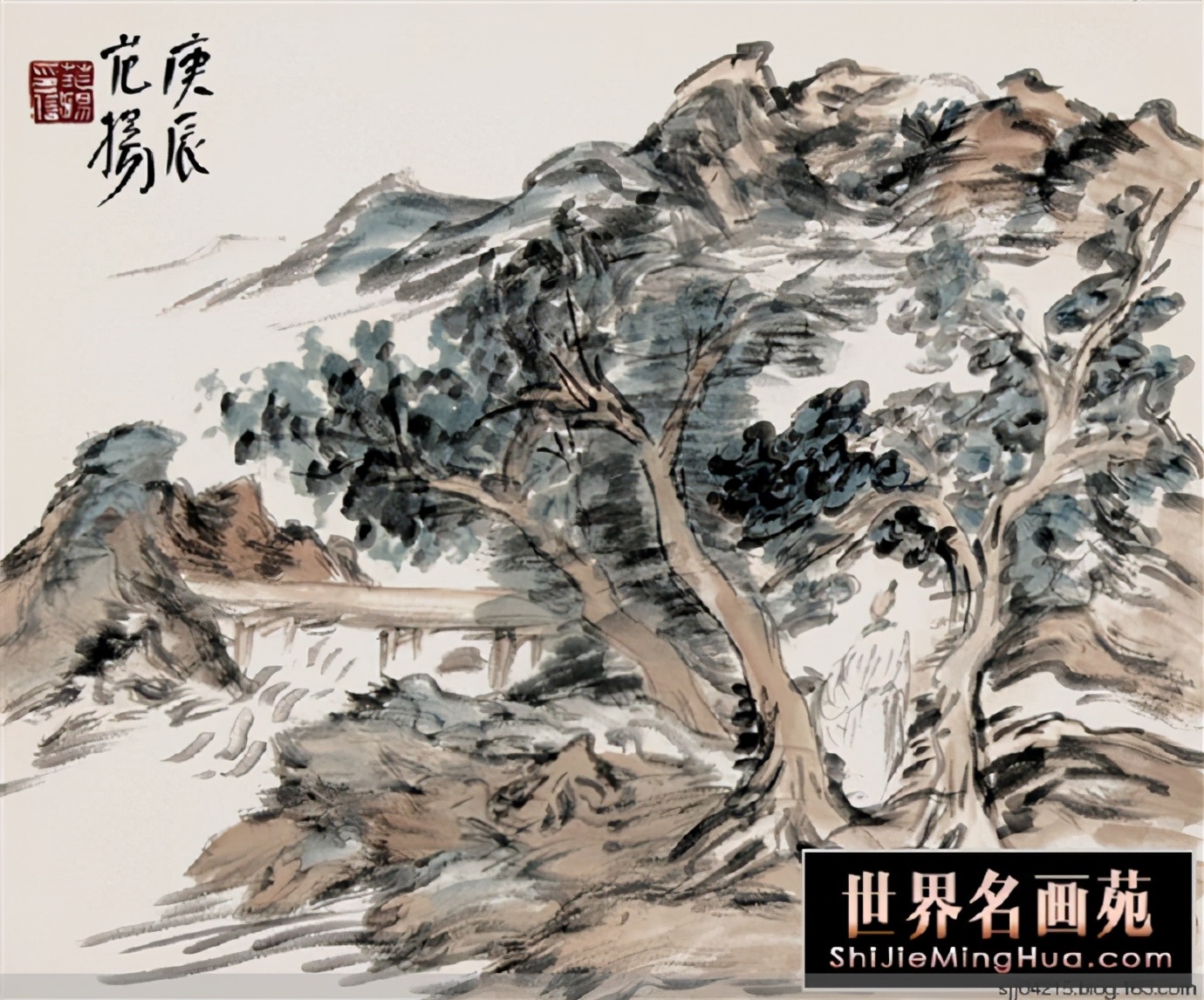 著名艺术家范杨精品山水画作品欣赏