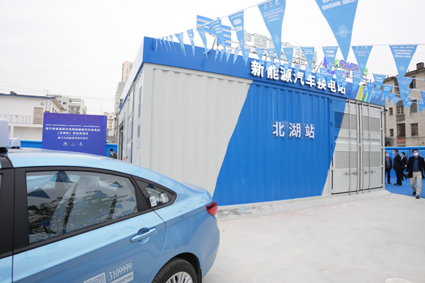 广西新能源汽车换电站再添“新成员” 全区充换电网络驶入“快车道”