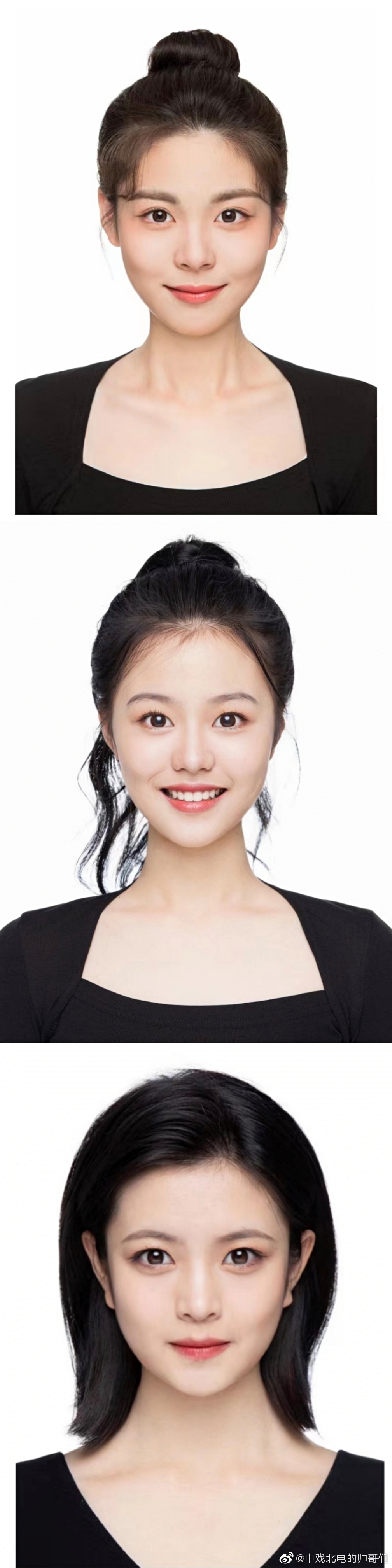 收集了一波今年的女生艺考证件照