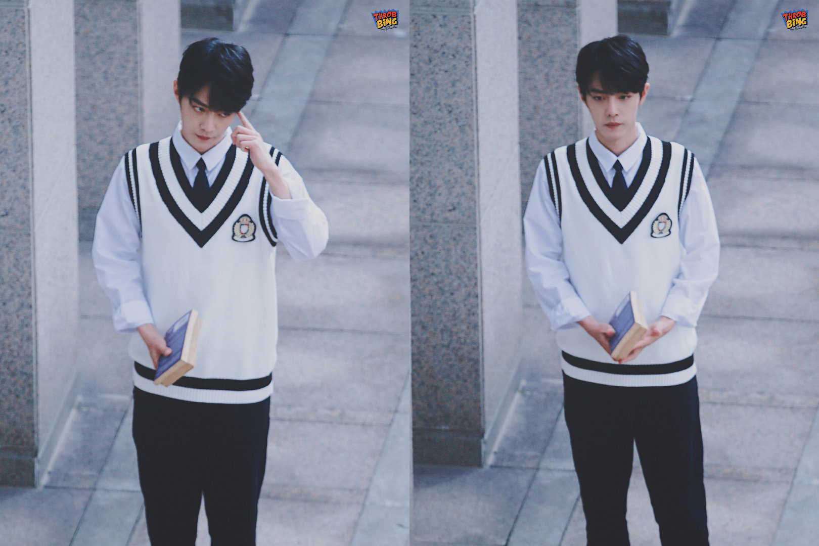 穿校服的肖战学长你确定不来看看嘛青春气息溢出屏幕啊@x玖少年团肖