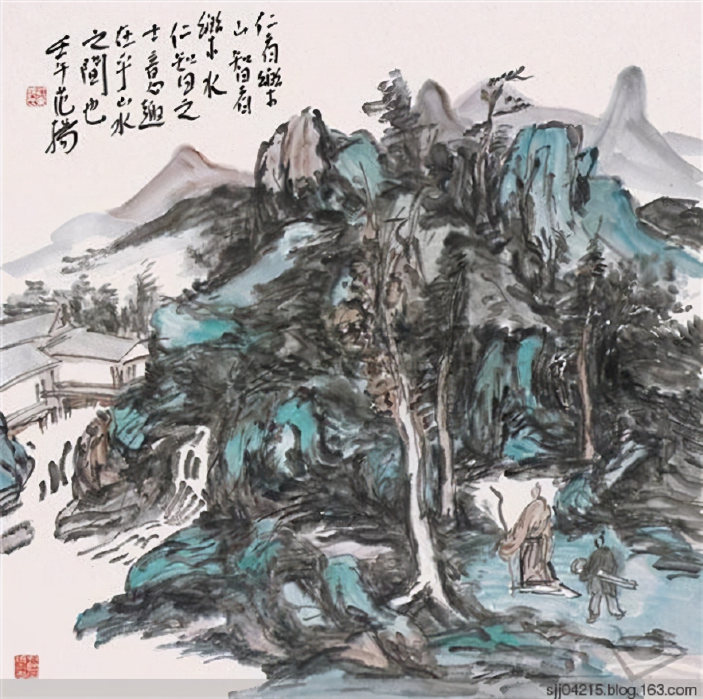 著名艺术家范杨精品山水画作品欣赏