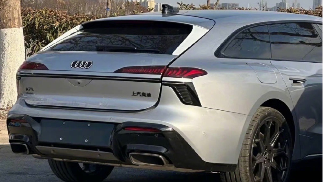 上汽奥迪A7L旅行版要来了，谍照已曝光，依旧加长