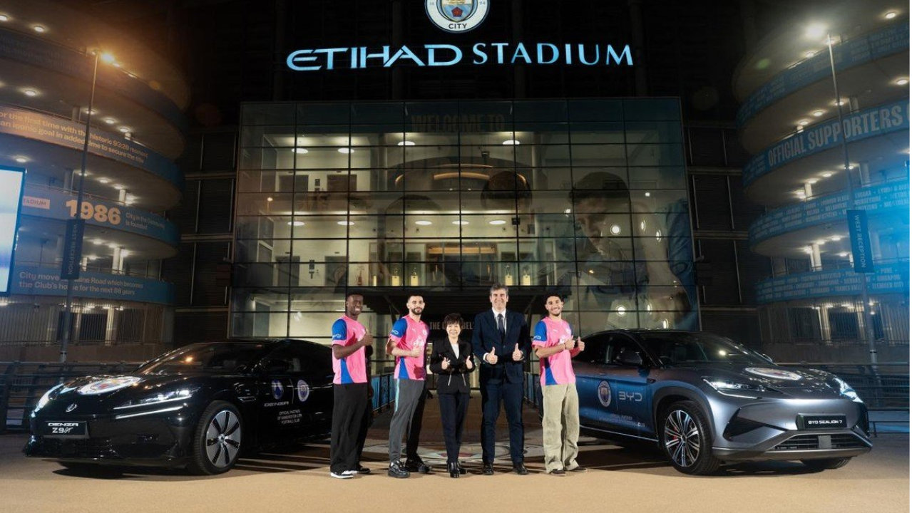 比亚迪正式成为曼城足球俱乐部官方合作伙伴