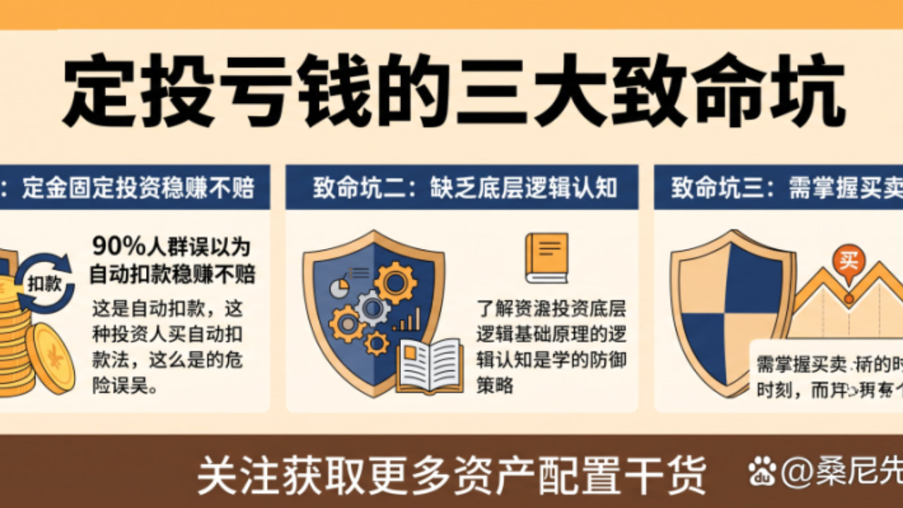 基金定投亏钱的三个坑，90%的人都中招，看看你踩了几个？