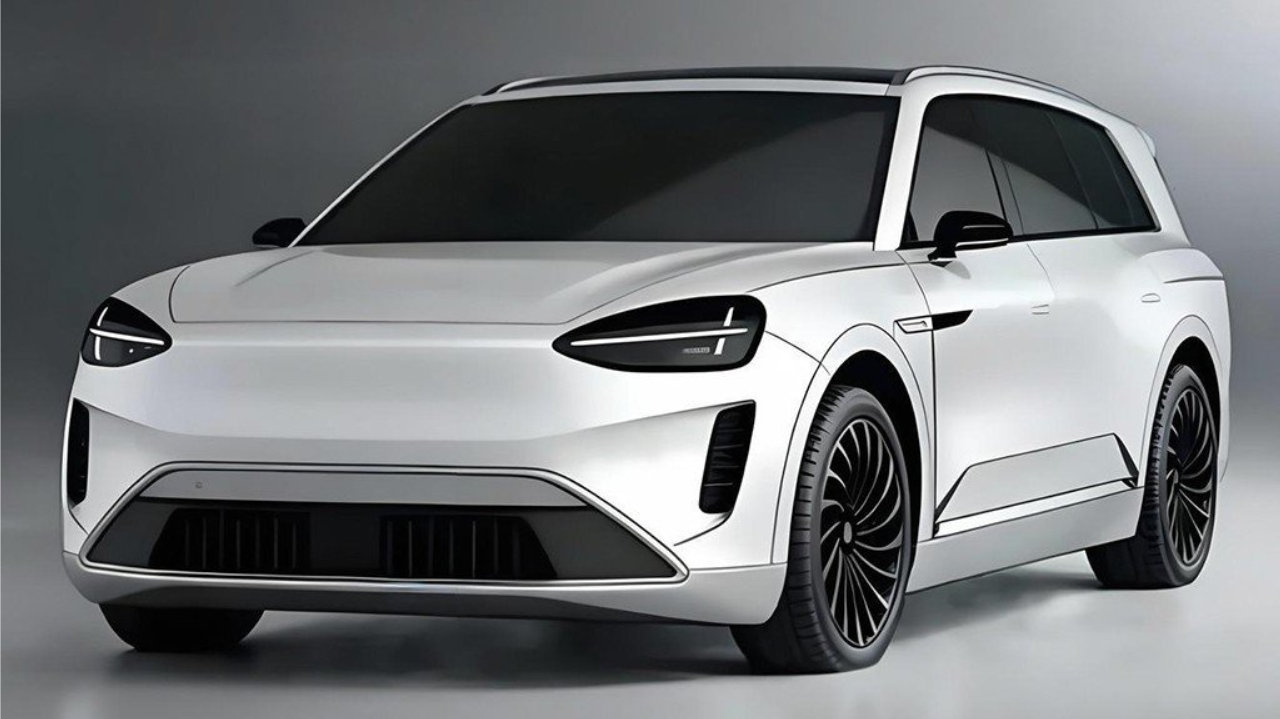 小米大型SUV再曝渲染图！超5米3车身，增程续航或超1500km