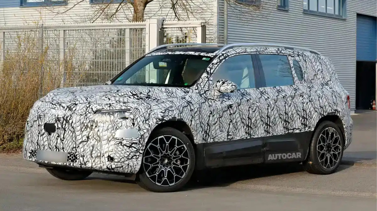 全新奔驰GLB国内谍照曝光，延续海外设计，内饰才是看点