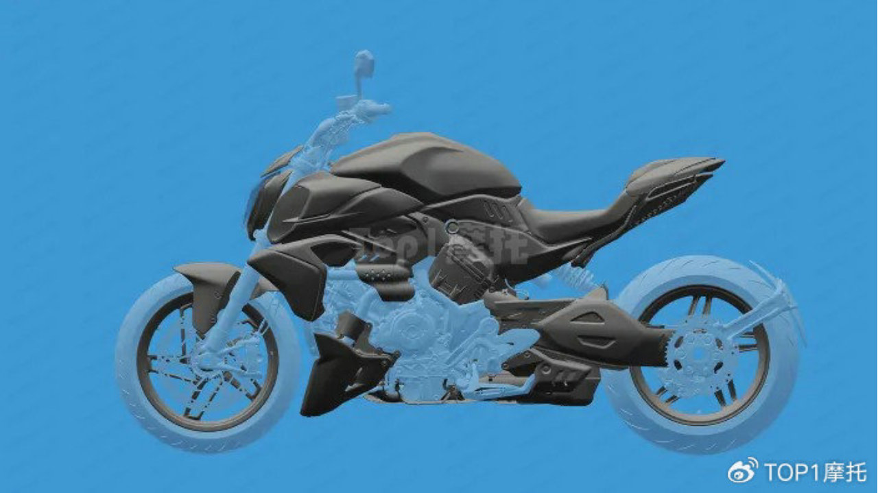 外观小改、升级电子减震，杜卡迪Diavel V4 S外观设计图曝光