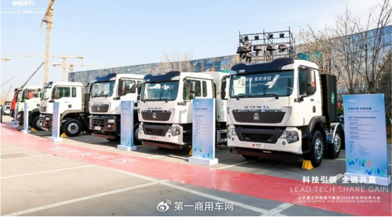 新能源重卡12月实销超4.5万辆！重汽超6000辆摘冠