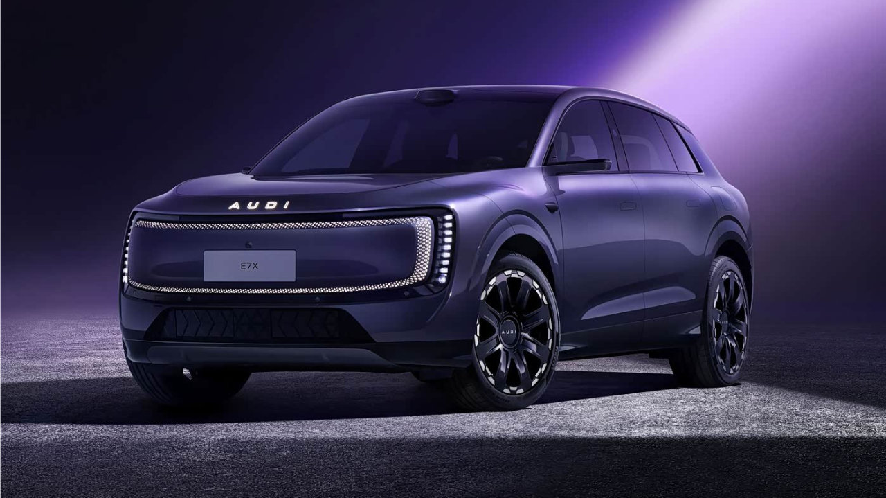 奥迪E7X量产版实车曝光，造型依旧科幻，最大续航751km