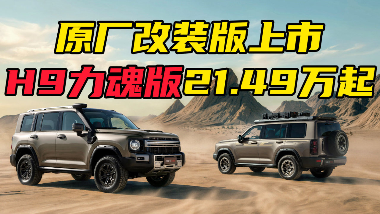 原厂改装版上市，H9力魂版21.49万起