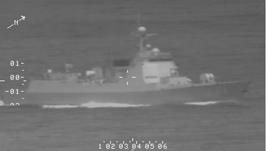 恶炒中国军舰激光照射其军机，<a href=