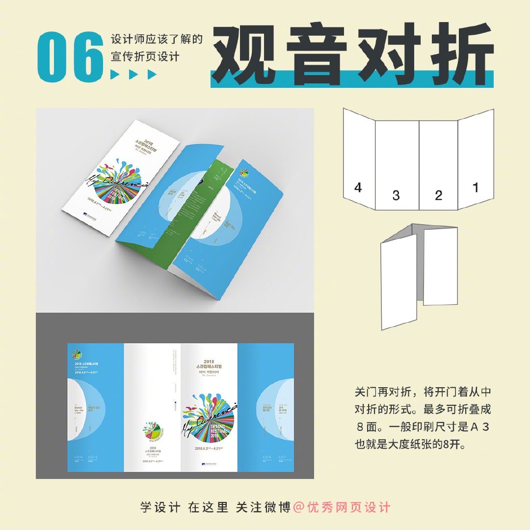 设计师应该了解的折页设计宣传折页的9种折叠方式