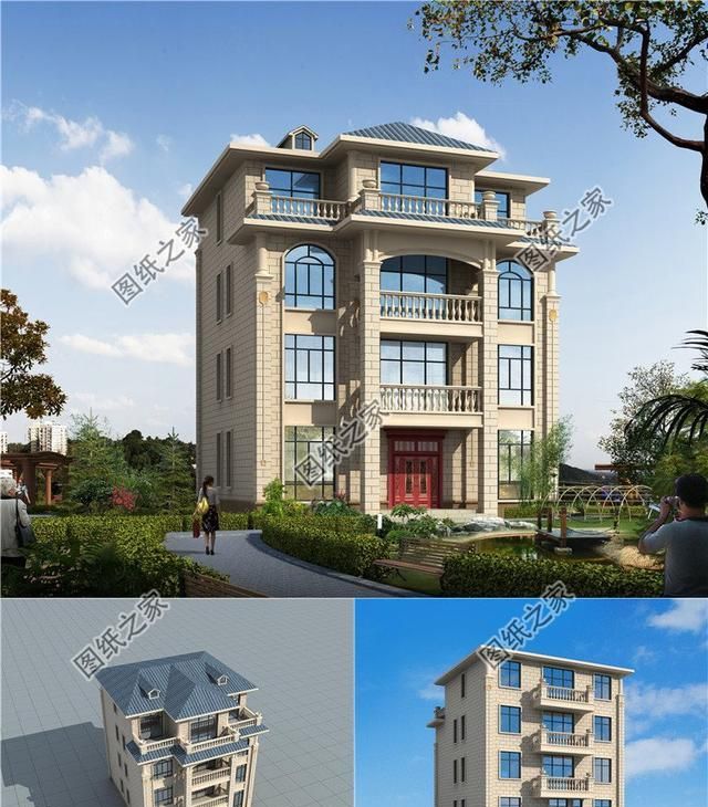 2021最新别墅外观图,2020最新别墅外观图 2021最新四层别墅外观图,城里人看见都羡慕坏了