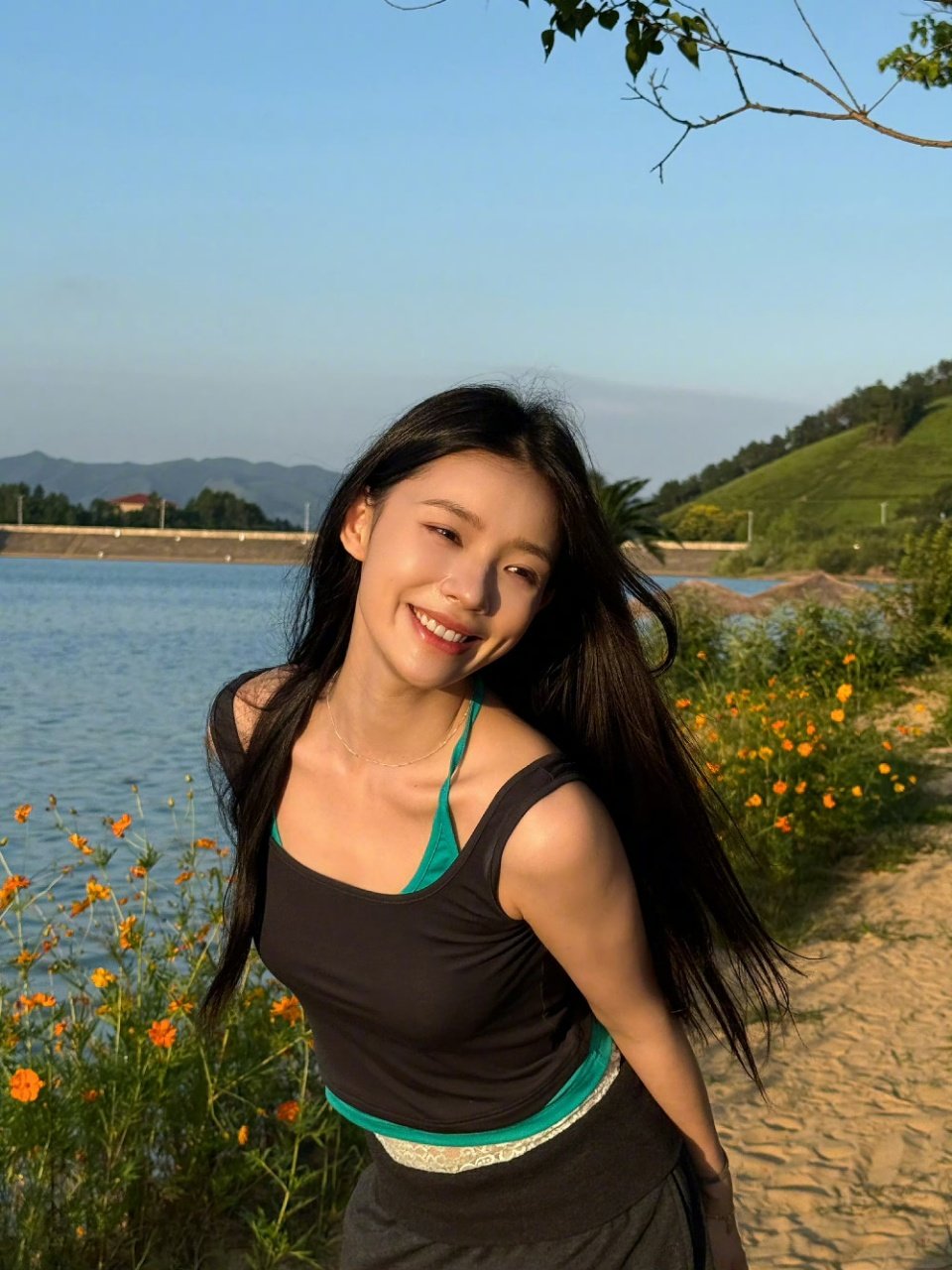林允游湖小记！好美