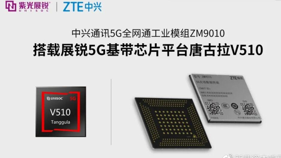 【已投企业】紫光展锐助力中兴通讯发布5G工业模组ZM9010