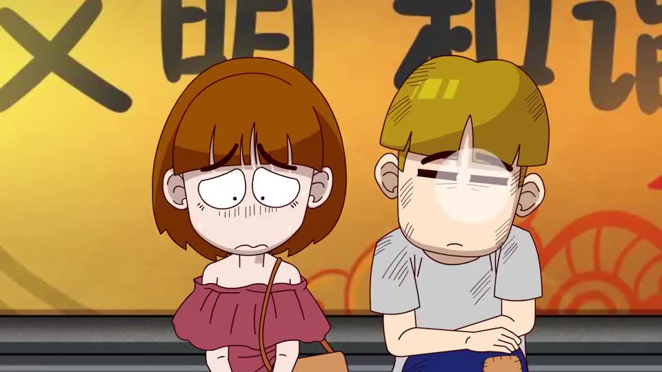 小妹不顾众人指责依旧拒绝让座