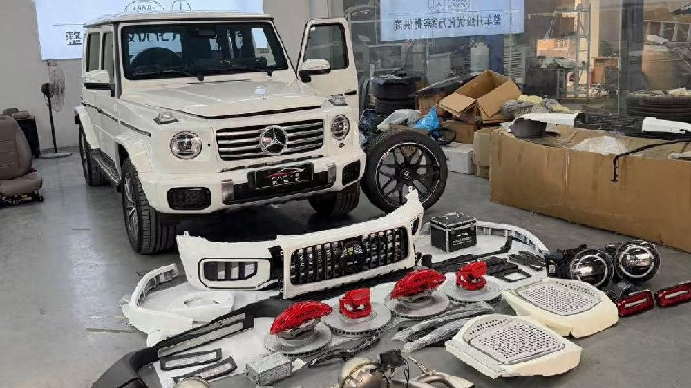 大G全国上门改装成都站：G450d的暗夜风格与性能进化