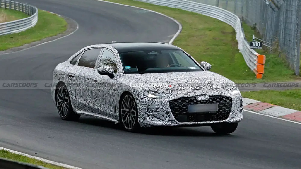 全新奥迪A6L谍照曝光了，轴距超标轴A8，预计年内发布