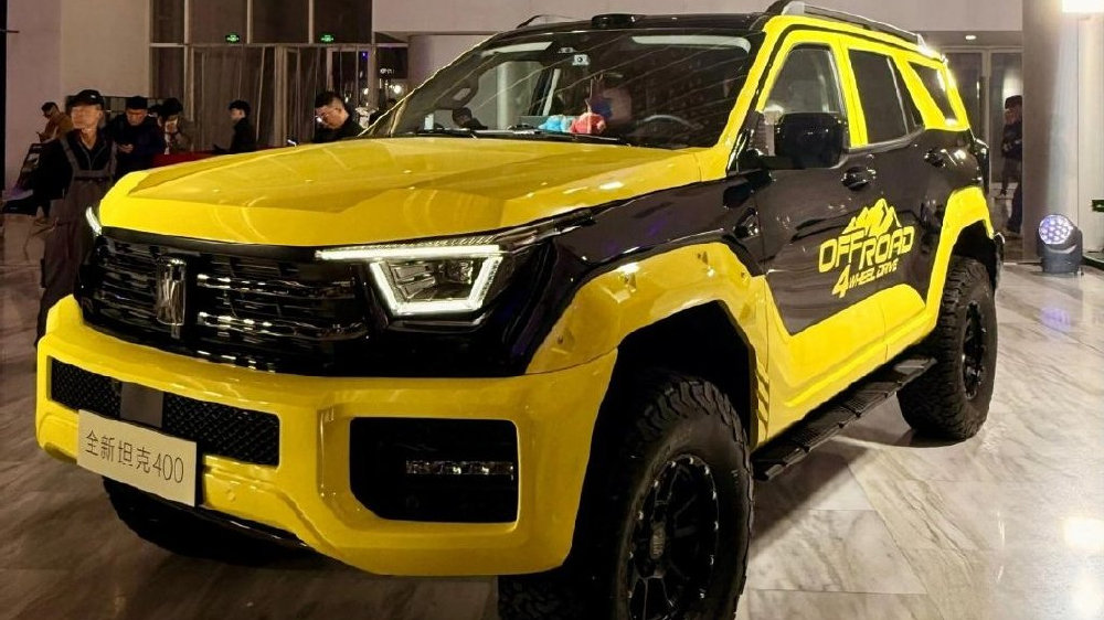 全新坦克400潮酷上市，售价24.98万元起