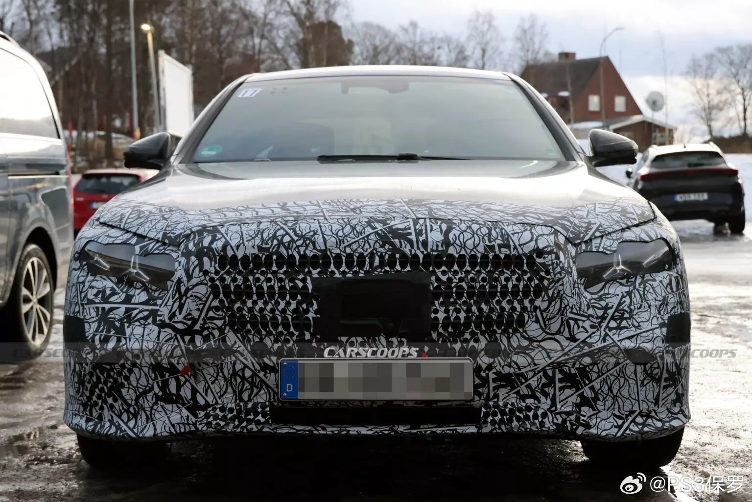 改款奔驰S级更多细节图，前脸中网面积将增大…