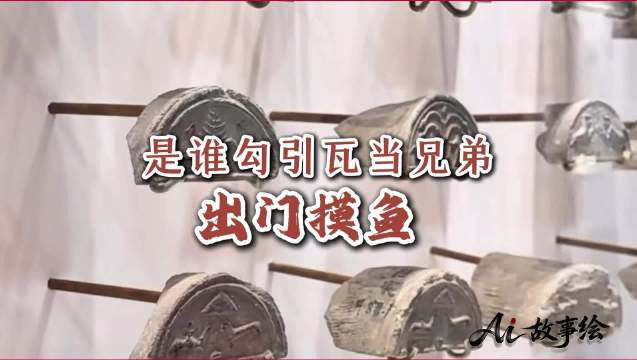 AI故事绘｜是谁勾引瓦当兄弟出门摸鱼？