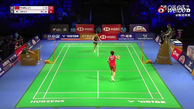 王祉怡0-2负安洗莹，国羽尤杯决赛暂落后韩国