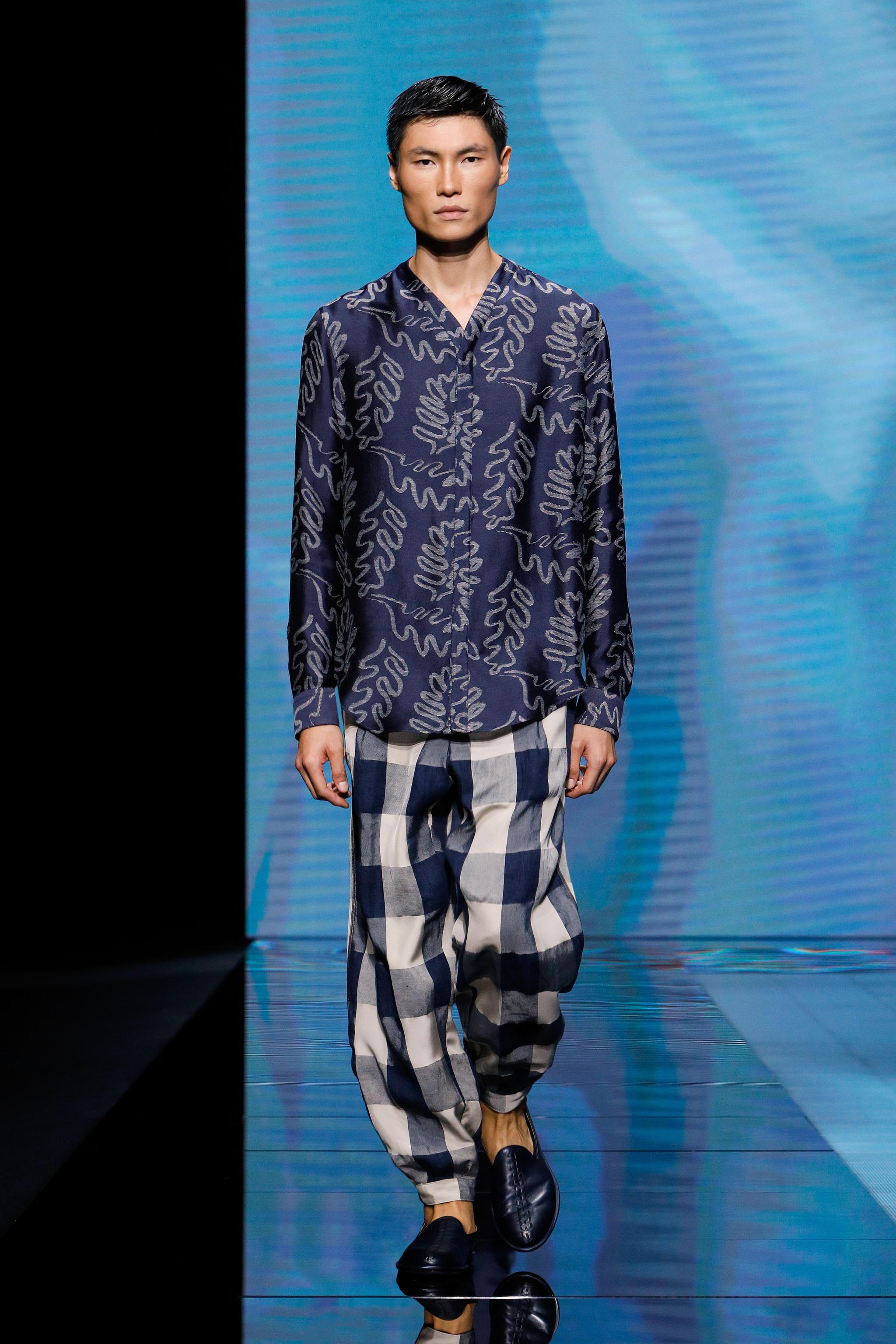 giorgio armani 发布2021春夏男装系列,整个系列删繁就简